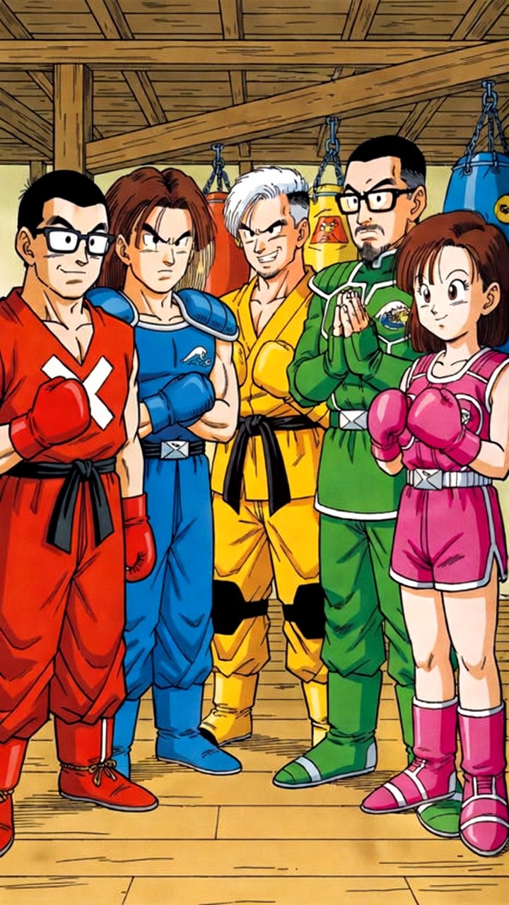 揃った五人