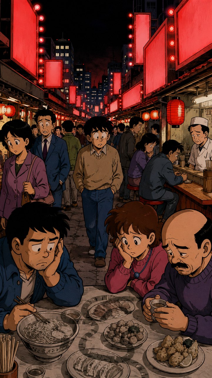 味を忘れる街の人々