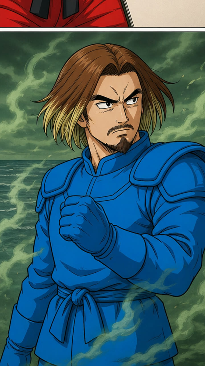 海風の中の甘い霧に気づくけんた