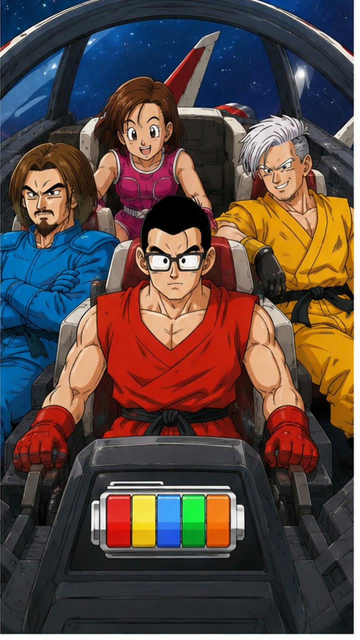 白い灯りの下に残る五人