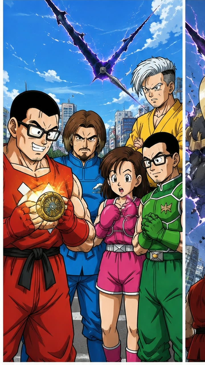 時間メダルを照合する二人
