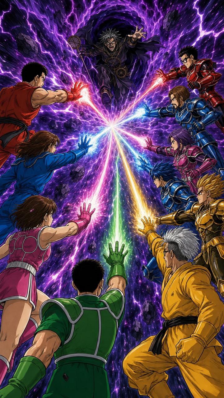 二つの世界の合体攻撃