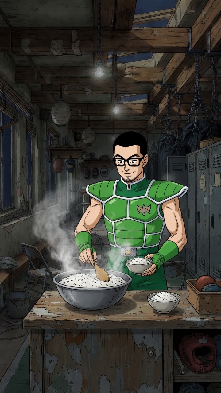 ご飯をよそうふかまっくす